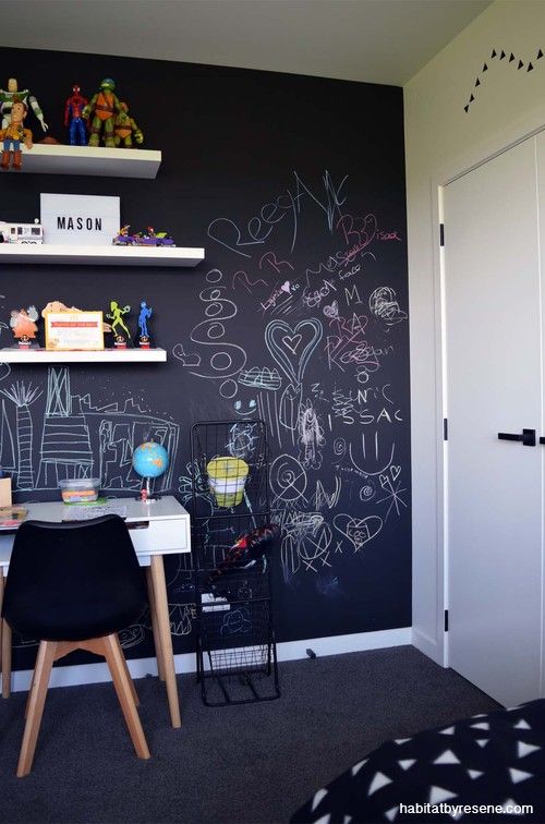 DoodleWall™ Peel-and-Stick Chalkboard Wall Decal